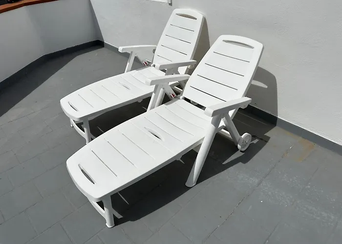 公寓 New Modern Apartment, Scandinavian Style, Ocean View, Huge Terrace *